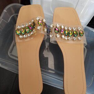 Clear Flip-off Summer slippers